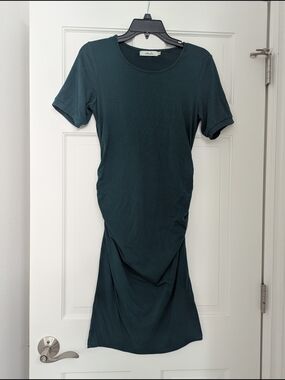 Maternity Short Sleeve Midi Dress